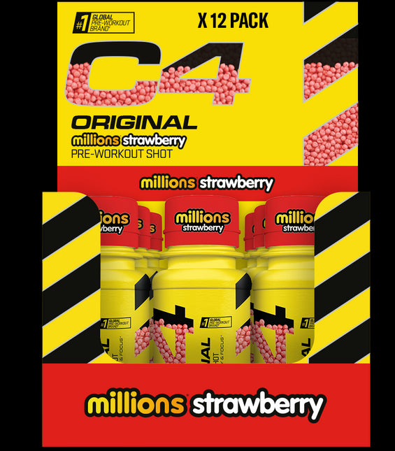 Nutrabolt UK - C4 Original Pre Workout Shot - Millions Strawberry - 12x60ml