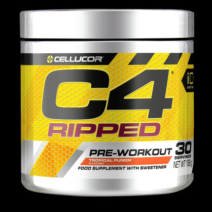 Nutrabolt UK - C4 RIPPED Pre-Workout - Tropical Punch - 189g