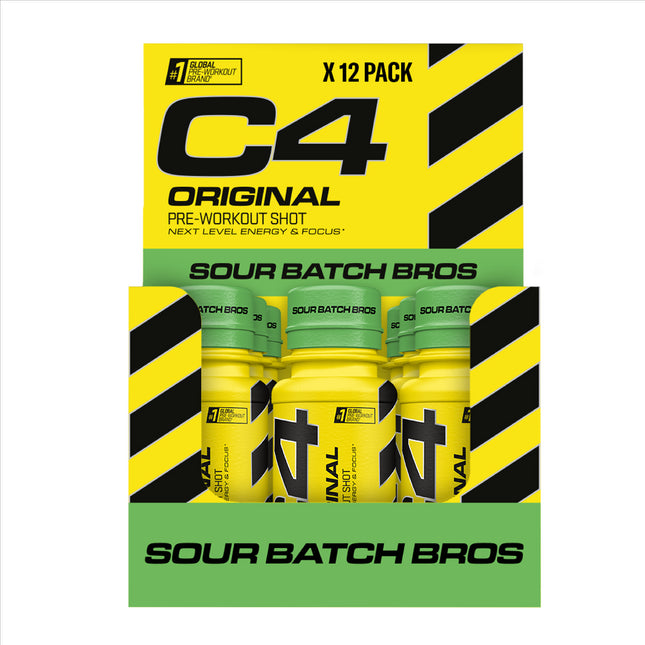 Nutrabolt UK - C4 Original Pre Workout Shot - Sour Batch Bros - 12x60ml