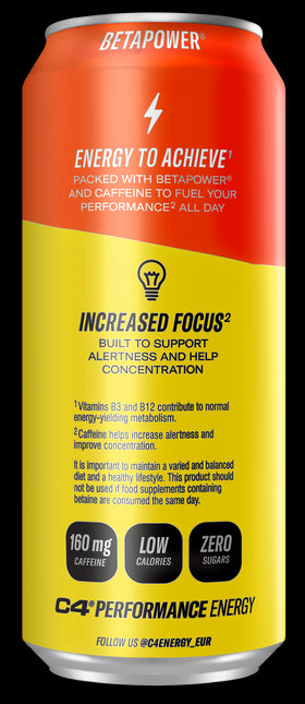 Nutrabolt UK - C4 Energy - 500ml - Orange Slice - 12x 500ml