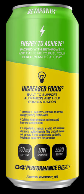 Nutrabolt UK - C4 Energy - 500ml - Twisted Limeade - 12x 500ml