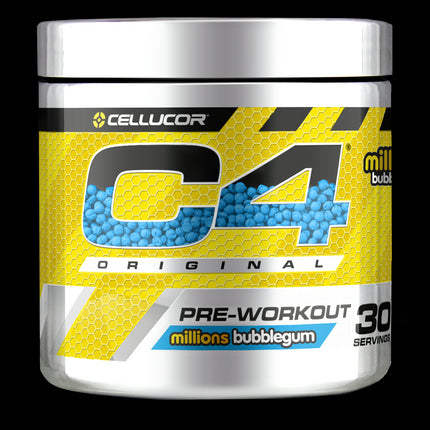 Nutrabolt UK - C4 Original Pre Workout 30sv - Millions Bubblegum - 198g